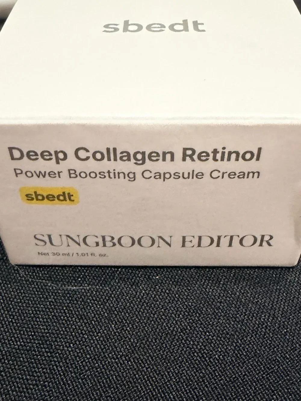 SUNGBOON EDITOR Deep Collagen Retinol Capsule Cream 30ml New Exp 2028